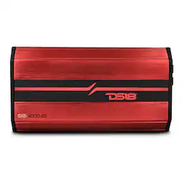 DS18 Audio - SXE 4-Channel Class D Car Amplifier, 4 x 275W RMS at 4 Ohm - Red