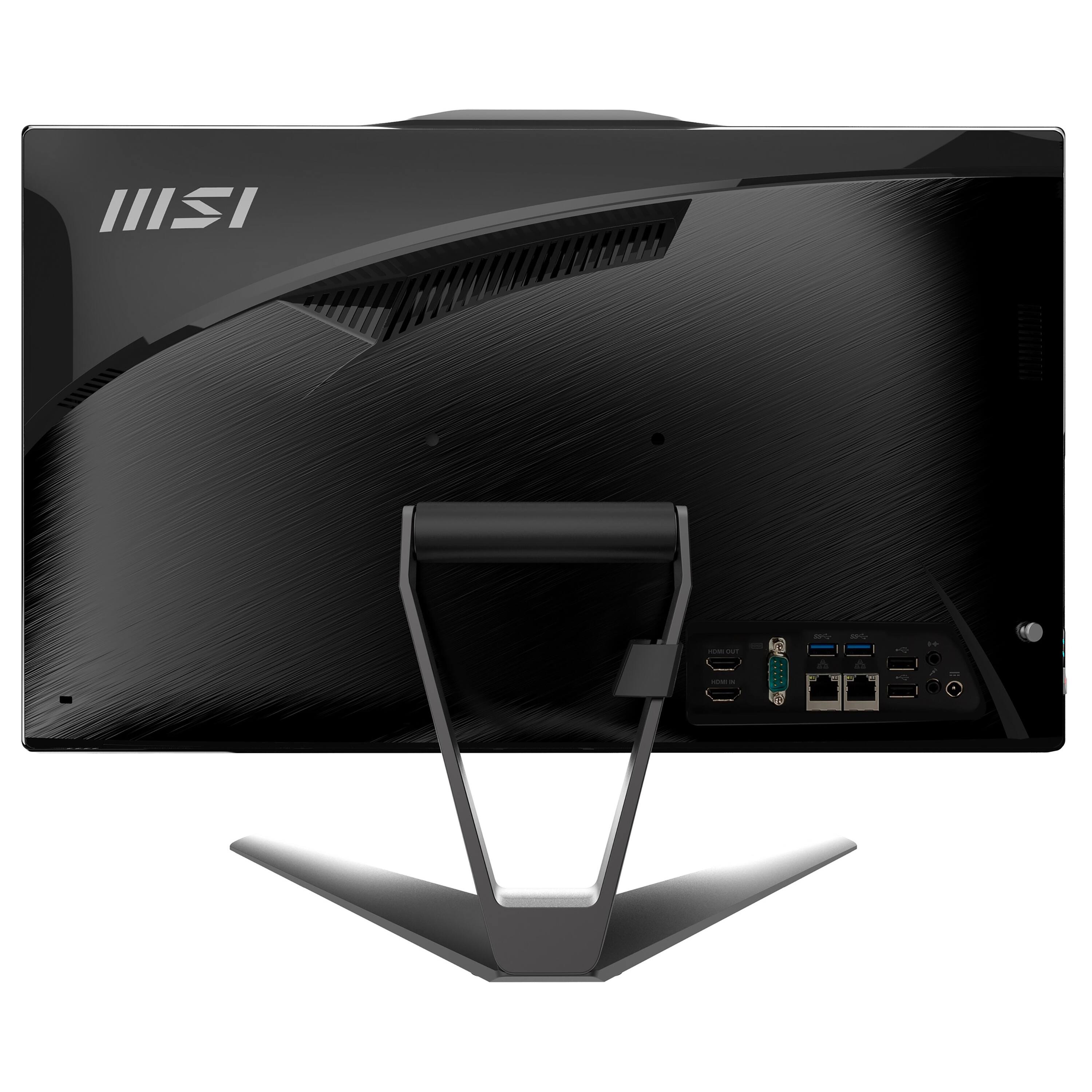 Back. MSI - PRO AP222T 13M 21.5" Full HD Touch-Screen All-in-One - Intel Core i3 13100 - 8GB Memory - 512GB SSD - Black.
