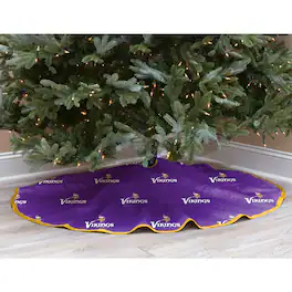 Pegasus - Minnesota Vikings Micro Plush Christmas Tree Skirt - Purple