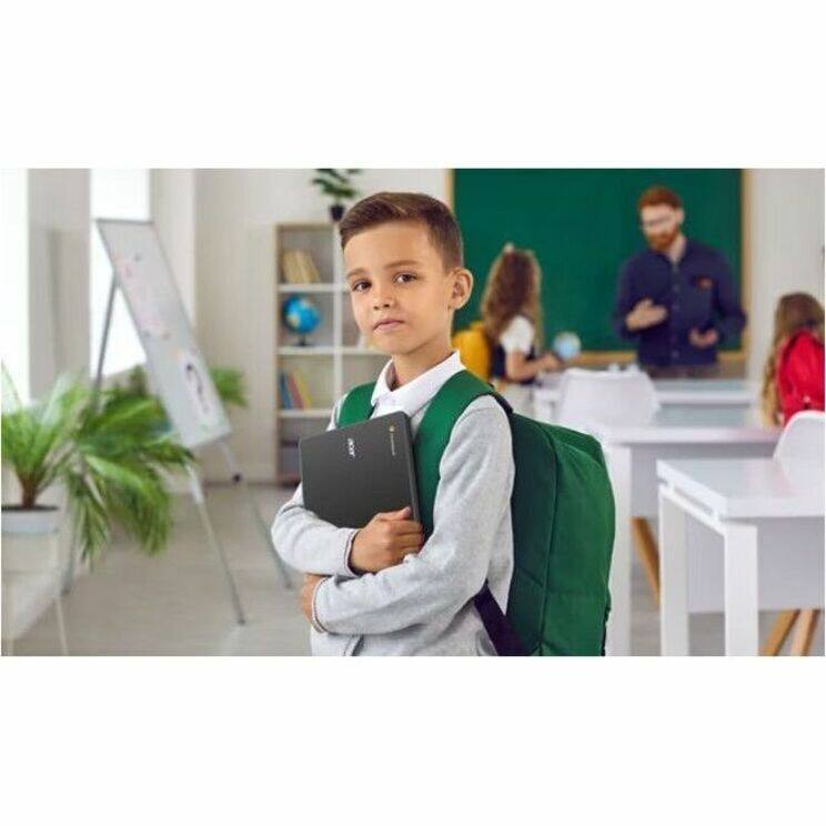 Alt View 1. Acer - Acer Chromebook 511 C737 C737-C66E 11.6" Chromebook - HD - Intel N-Series N150 - 8 GB - 64 GB Flash Memory - English - Black.