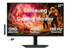27" Samsung Gaming Monitor I QHD (2560x1440) AMD FreeSync 180 Hz Refresh Rate