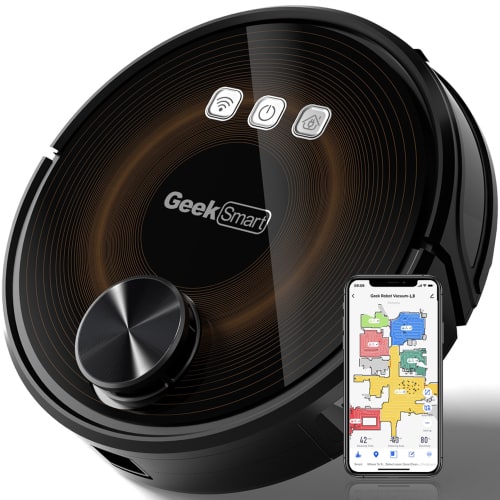 Akoasm - Robot Vacuum Cleaner and Mop with LDS Navigation, Wi-Fi Connected APP, MAX 2700 PA Suction for Pets and Larger Home