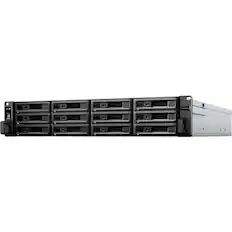 Front. Synology - Synology RX1222SAS Drive Enclosure Serial Attached SCSI (SAS), SATA - SAS Host Interface - 2U Rack-mountable - Hot.