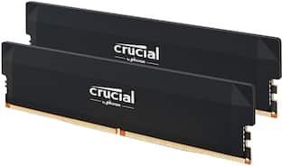 Crucial Pro 128GB (2x64GB) DDR5 5600MHz C46 UDIMM Desktop Memory Crucial Pro 128GB (2x64GB) DDR5 5600MHz C46 UDIMM Desktop Memory