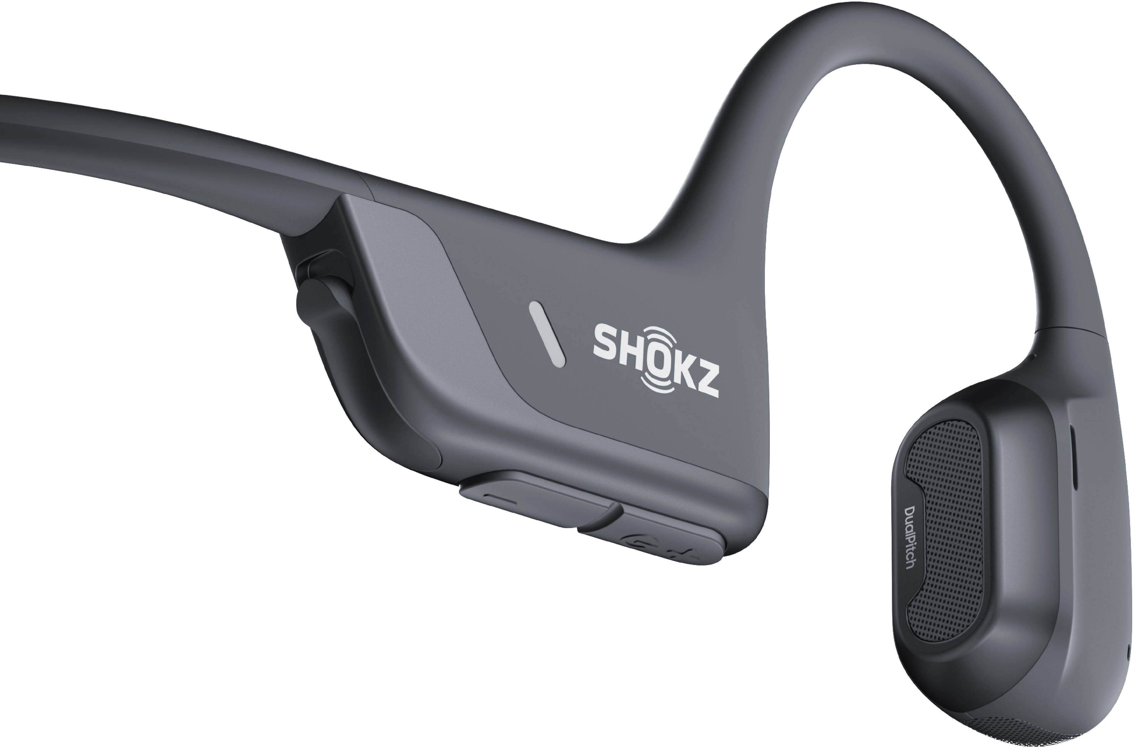 Shokz OpenRun Pro 2 Bone Conduction Sport Headphones – Black (S820) – Open-Ear