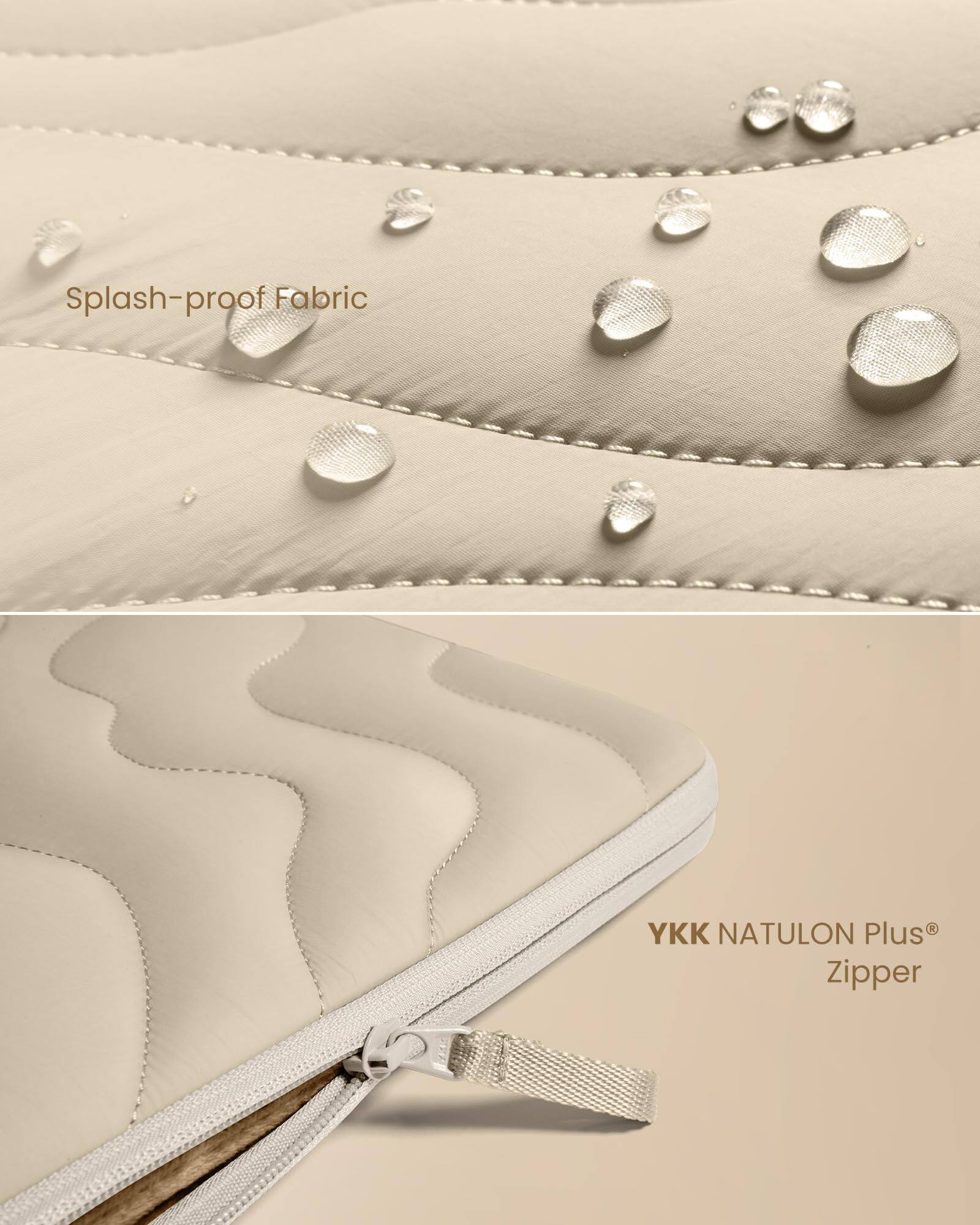 Splash-proof Fabric

YKK NATULON Plus® Zipper