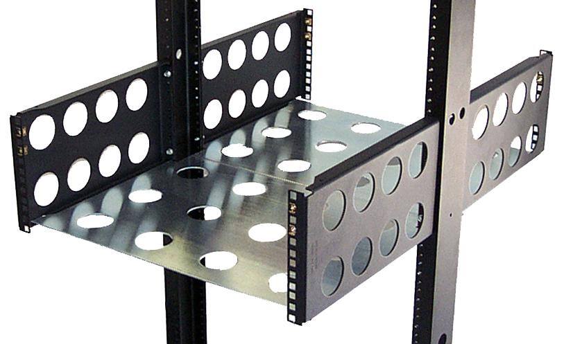 Alt View 1. RackSolutions - RackSolutions Heavy Duty Shelf Base - Black.