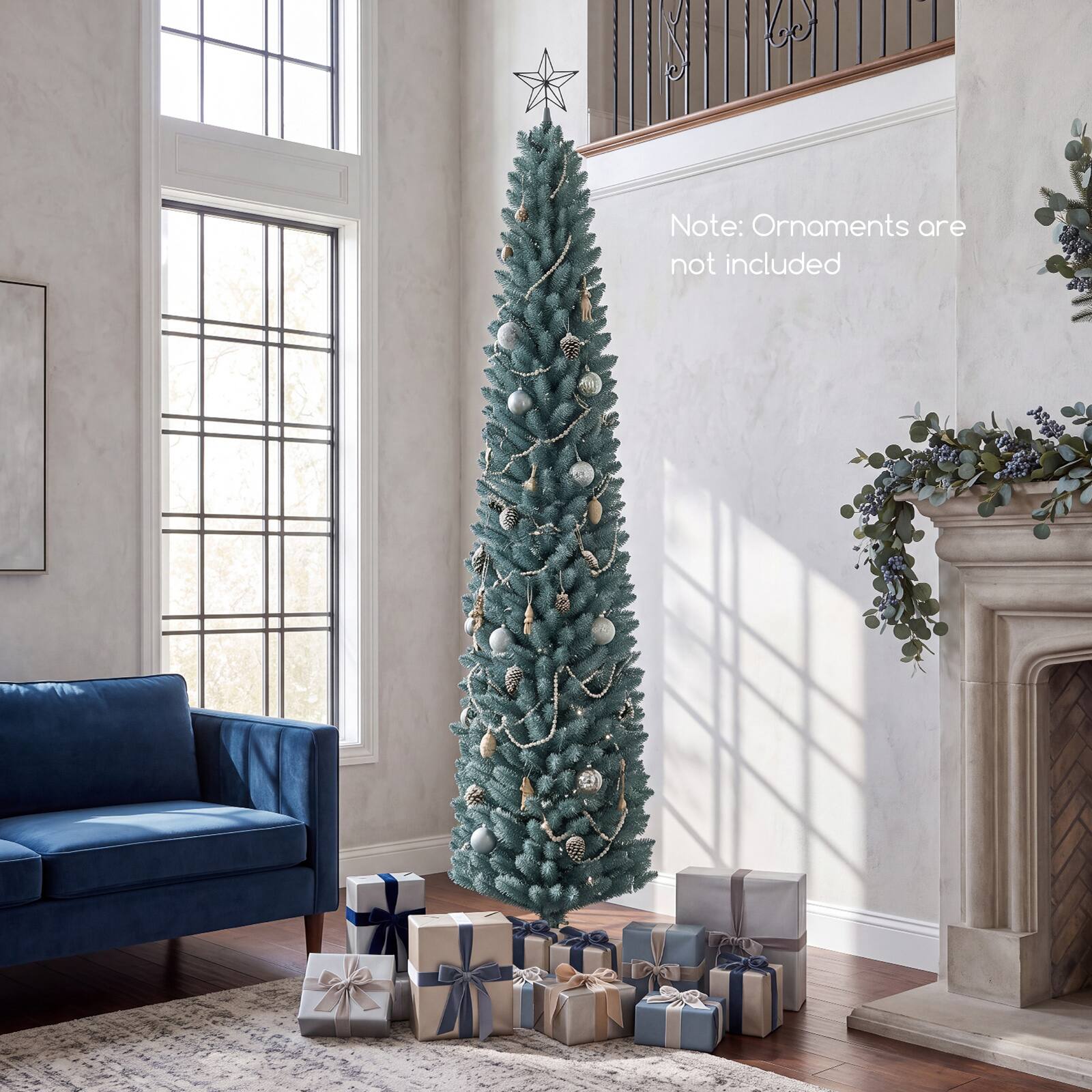 Note: Ornaments are not included