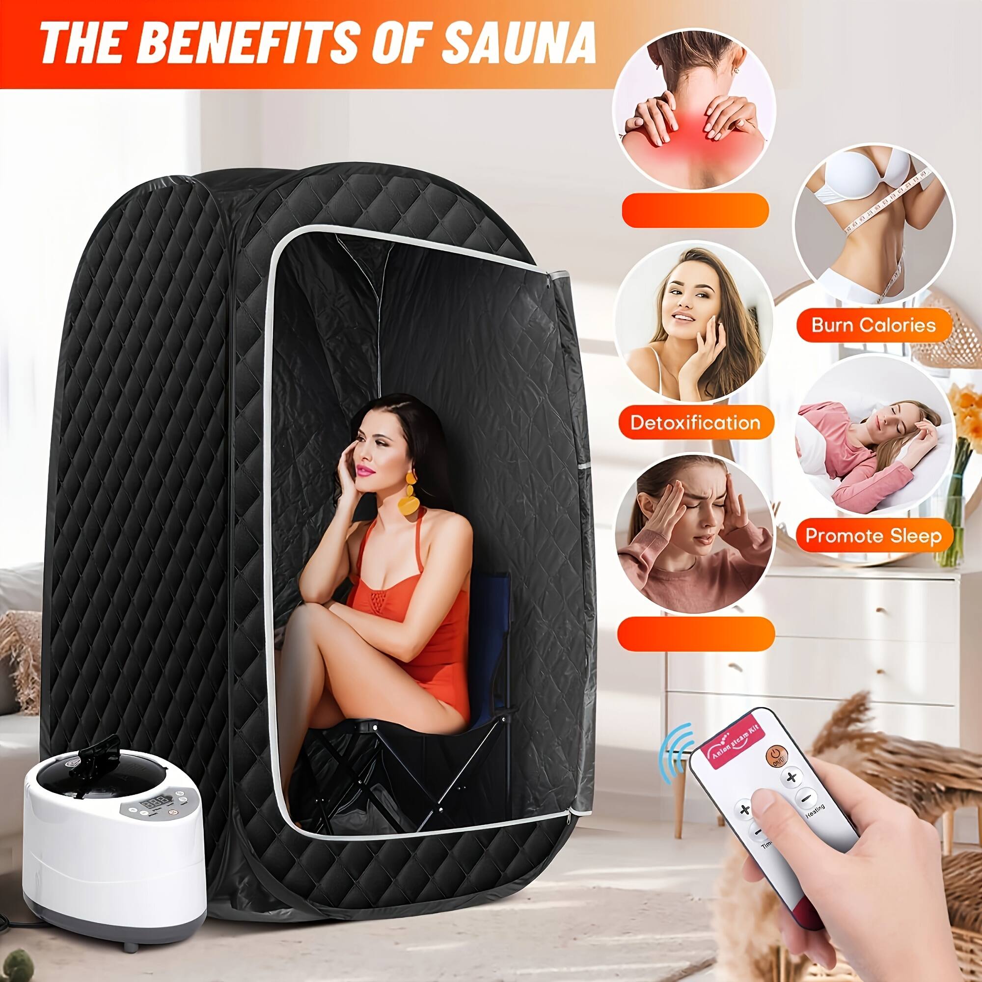 THE BENEFITS OF SAUNA

- Burn Calories
- Detoxification
- Promote Sleep