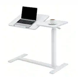 Forest'nSky - Mobile Adiustable Standing Desk office Desk - White