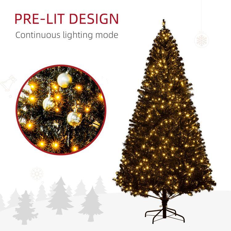 PRE-LIT DESIGN  
Continuous lighting mode