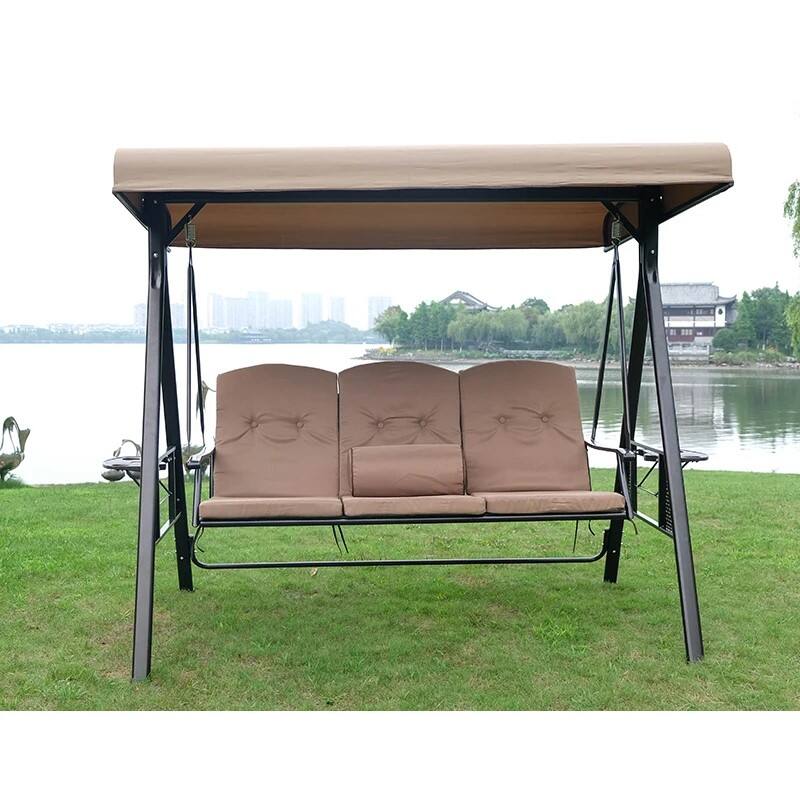 Back. APRILSOUL - Garden swing chair top cover only Replacement Canopy Top for GT Porch Swing Model Beige.