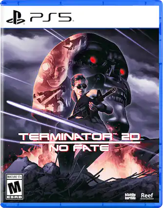 PS5
TERMINATOR 2D NO FATE
MATURE 17+
ESRB
bitmap bureau
Reef Entertainment - M (Mature 17+)