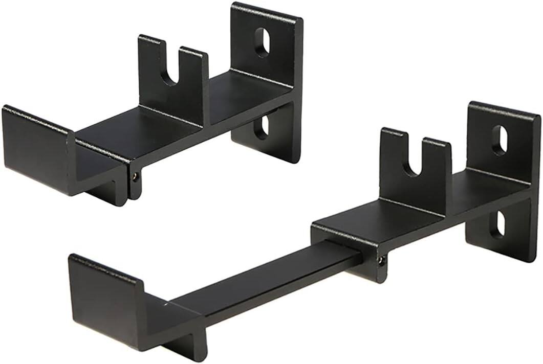 Front. Schertz - Adjustable Universal Soundbar Wall Mount for SONOS, Samsung, LG, Vizio, Bose, Roku – Black - Black.