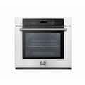 Forno Appliances - 30" Built-In Single Electric Convection Wall Oven - Silver