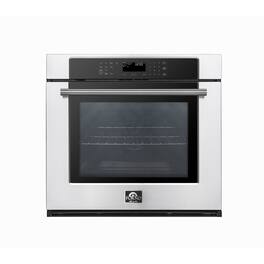 Forno Appliances - 30" Built-In Single Electric Convection Wall Oven - Silver
