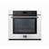 Front Zoom. Forno Appliances - 30" Built-In Single Electric Convection Wall Oven - Silver.