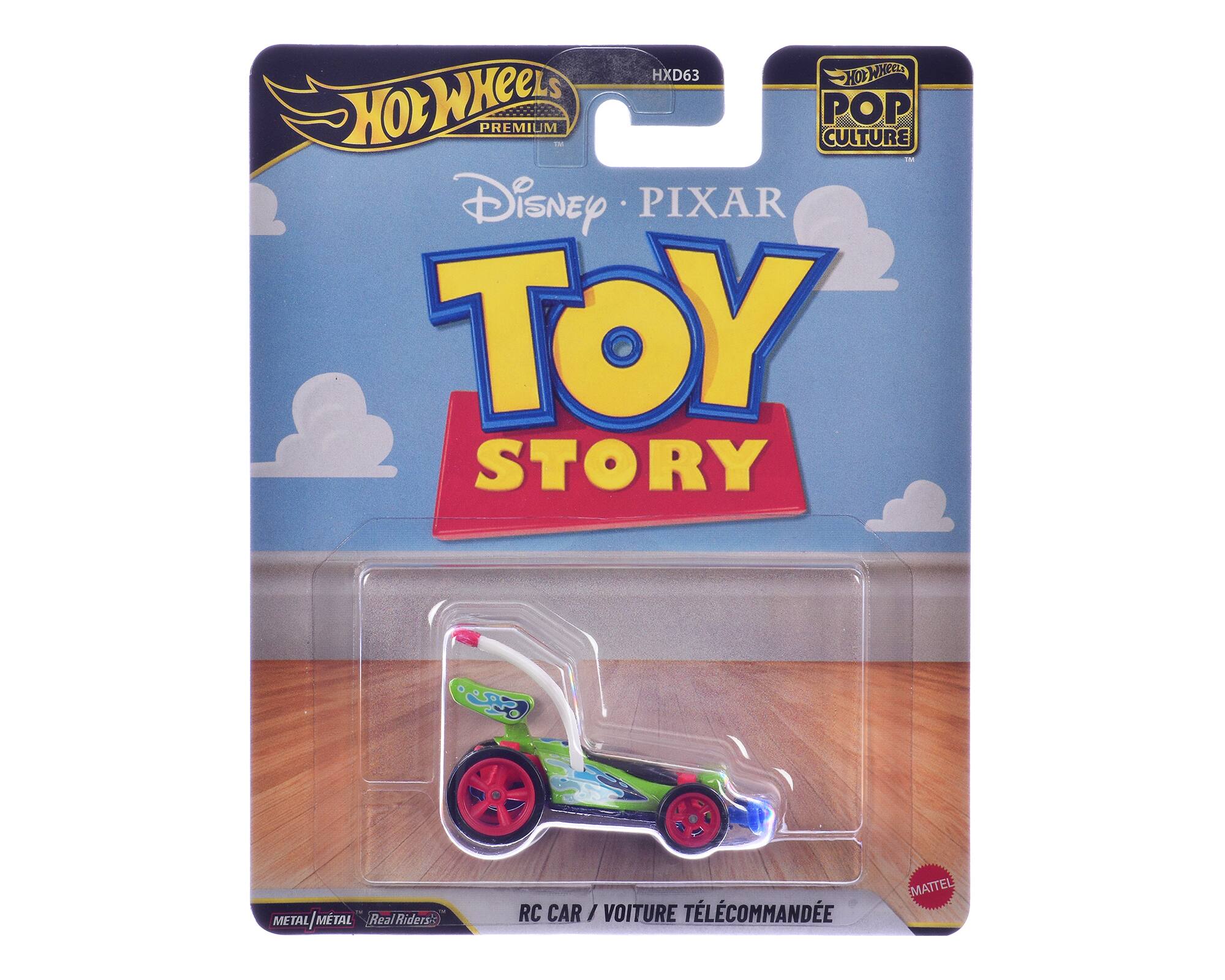 Hot Wheels Premium Pop Culture - Disney Pixar Toy Story Metal | Metal Metal Riders: RC Car / Voiture Télécommandée