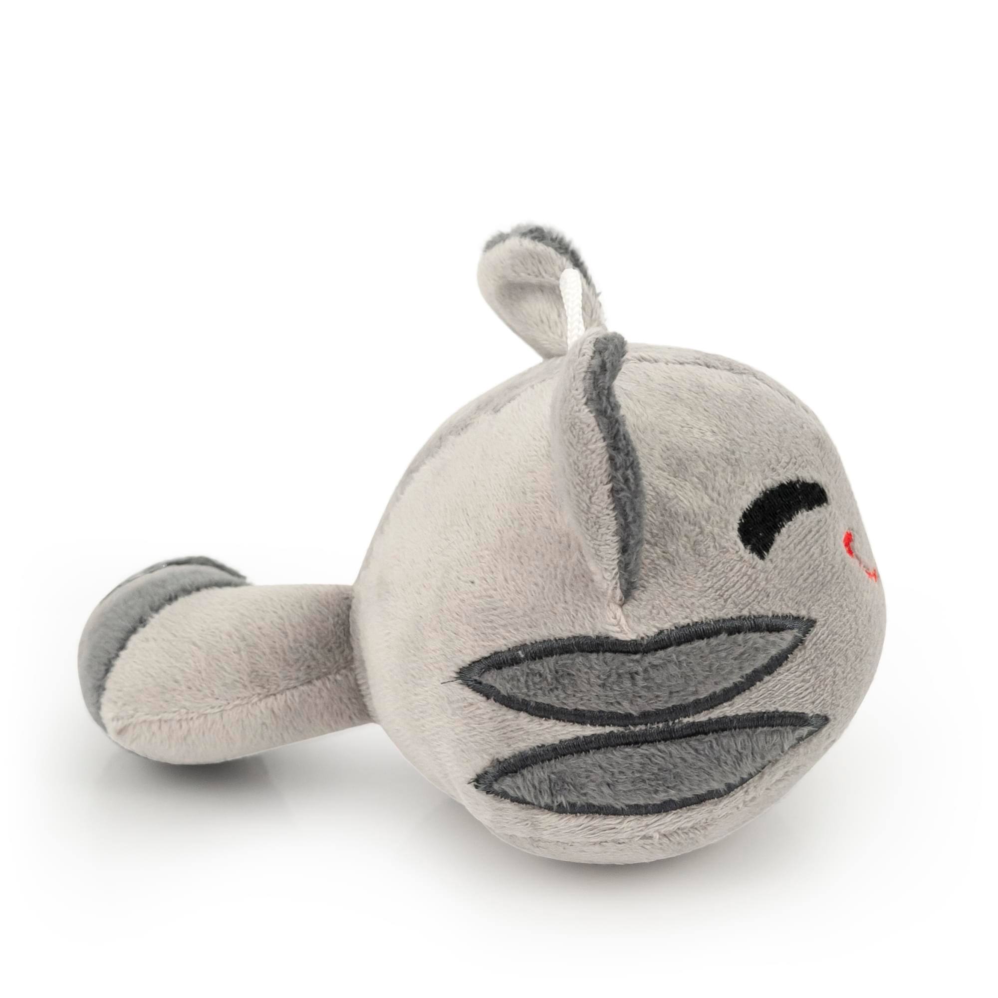 Alt View 2. Imaginary People - Slime Rancher Plush Toy Bean Bag Plushie | Tabby Slime, by Imaginary People - Gray.