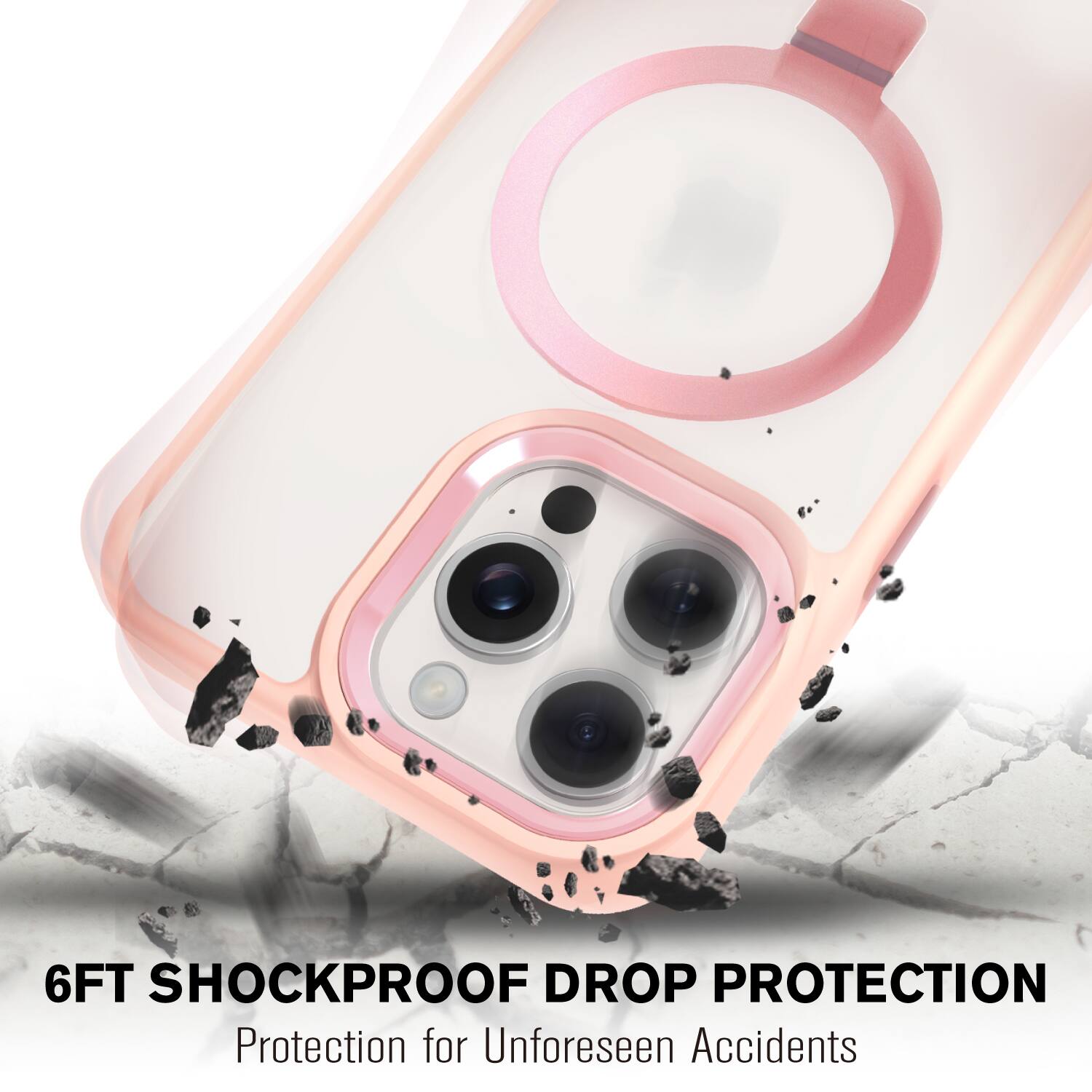 6FT SHOCKPROOF DROP PROTECTION  
Protection for Unforeseen Accidents