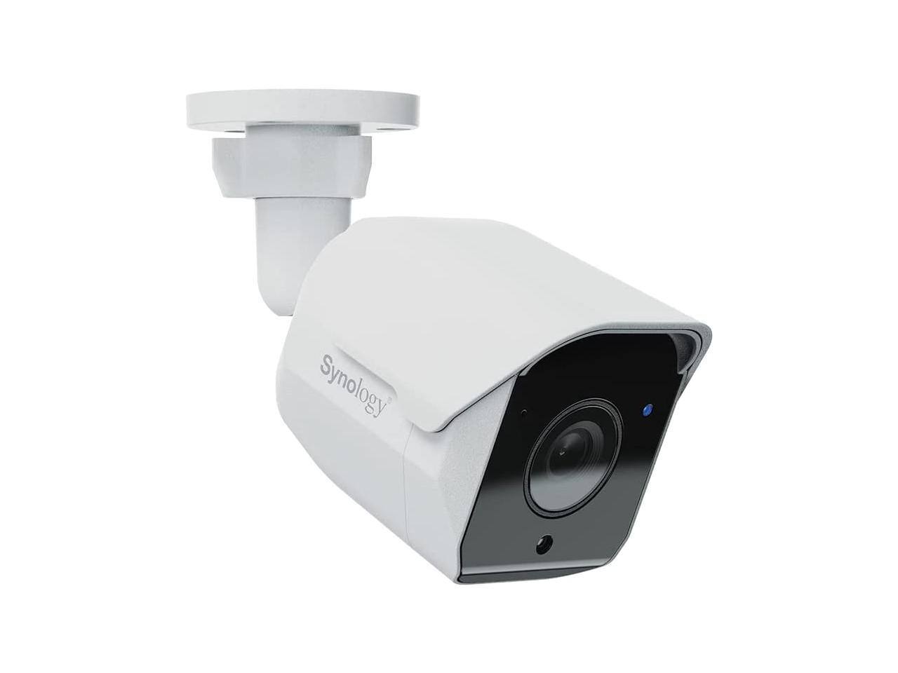 Front. Synology - Synology BC500 2880 x 1620 MAX Resolution 1 x RJ45 10M/100M Ethernet port Bullet Camera - white.