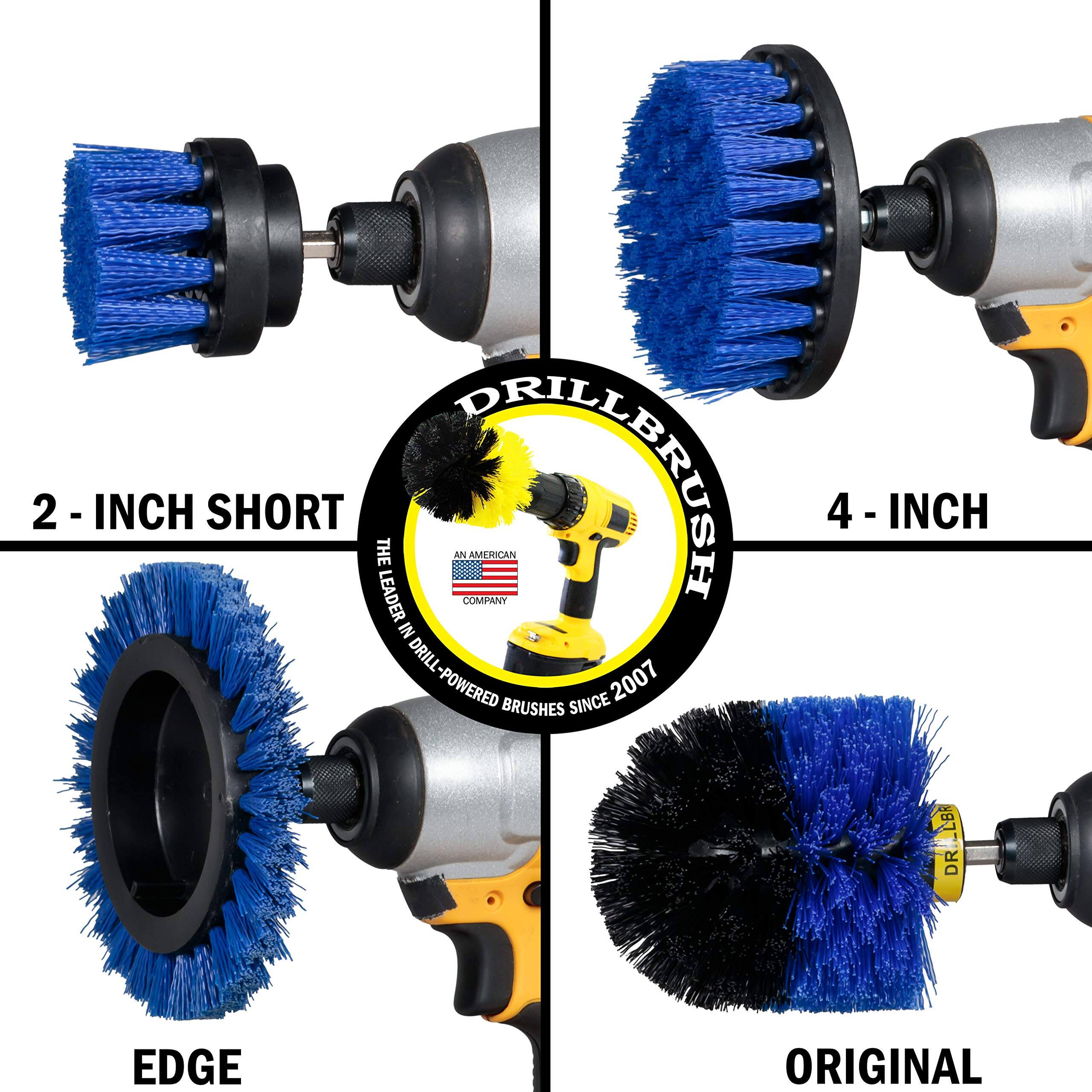 2 - INCH SHORT, 4 - INCH, EDGE, ORIGINAL, THE LEADER AMERICAN COMPANY, SINCE 2007 DRILL-POWERED BRUSHES