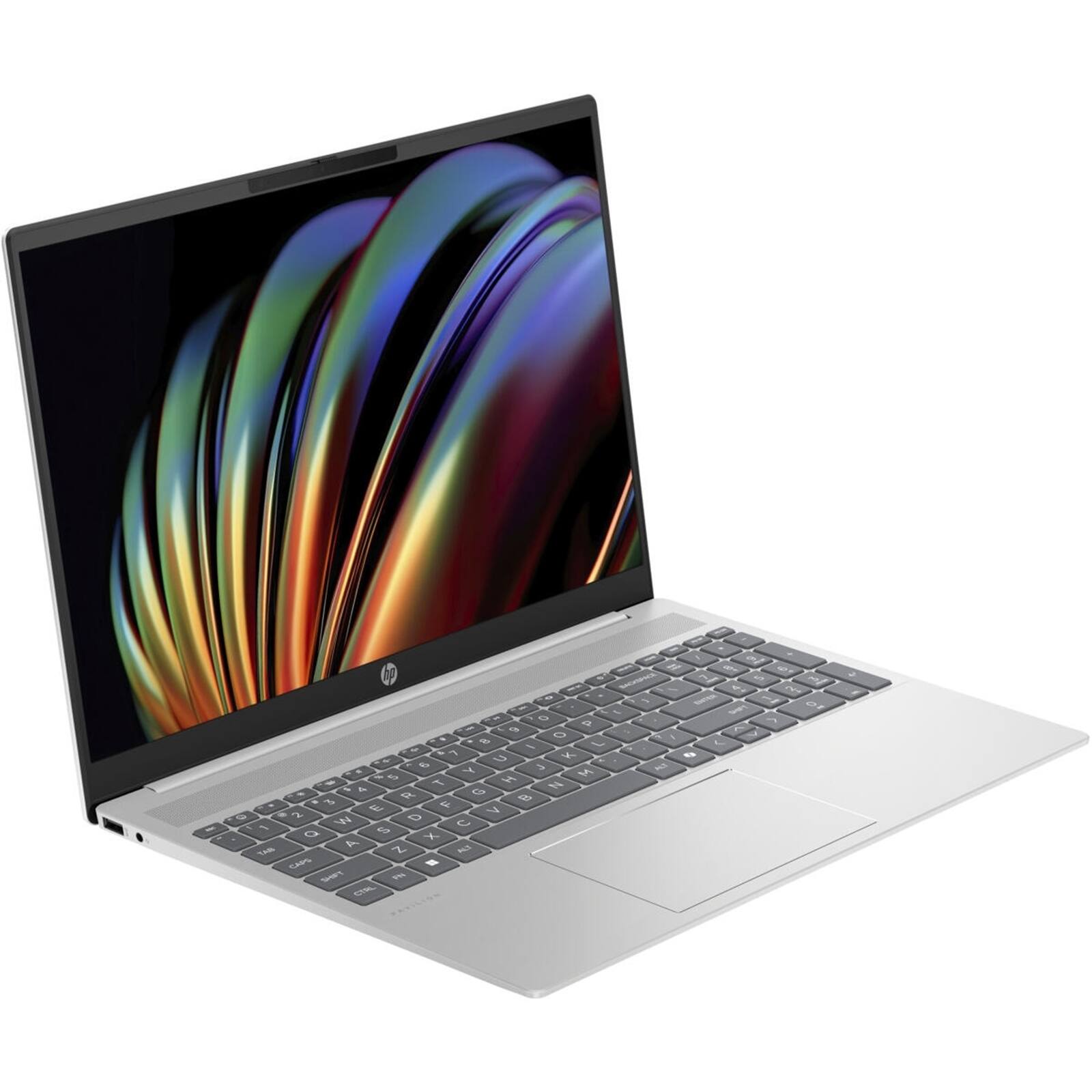 Angle. HP - Pavilion 16-af0087nr 16" 16GB 512GB SSD Core™ Ultra 7 155U 1.7GHz WIN11H, Natural - Silver.