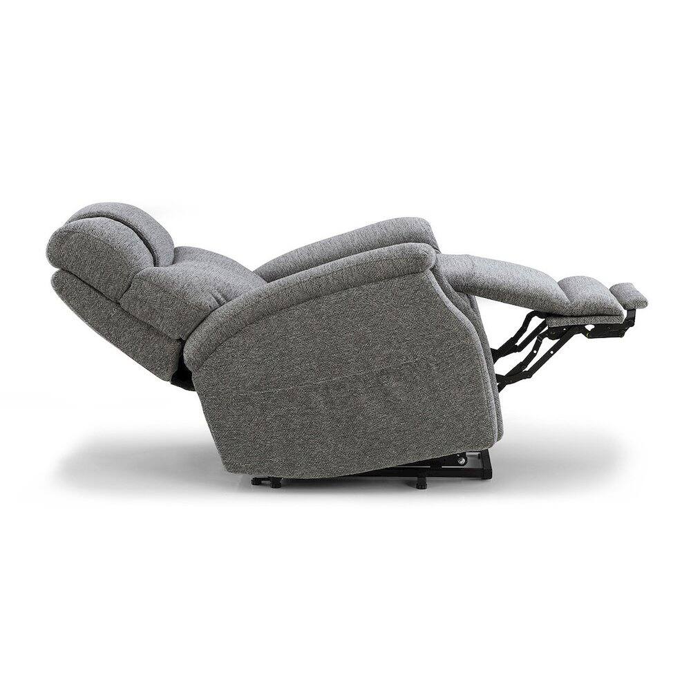 Alt View 6. Heartland Furniture - Power Recliner  – Lift Chair With Electric Power,  Supportive Design, Dark Grey - Dark Grey.