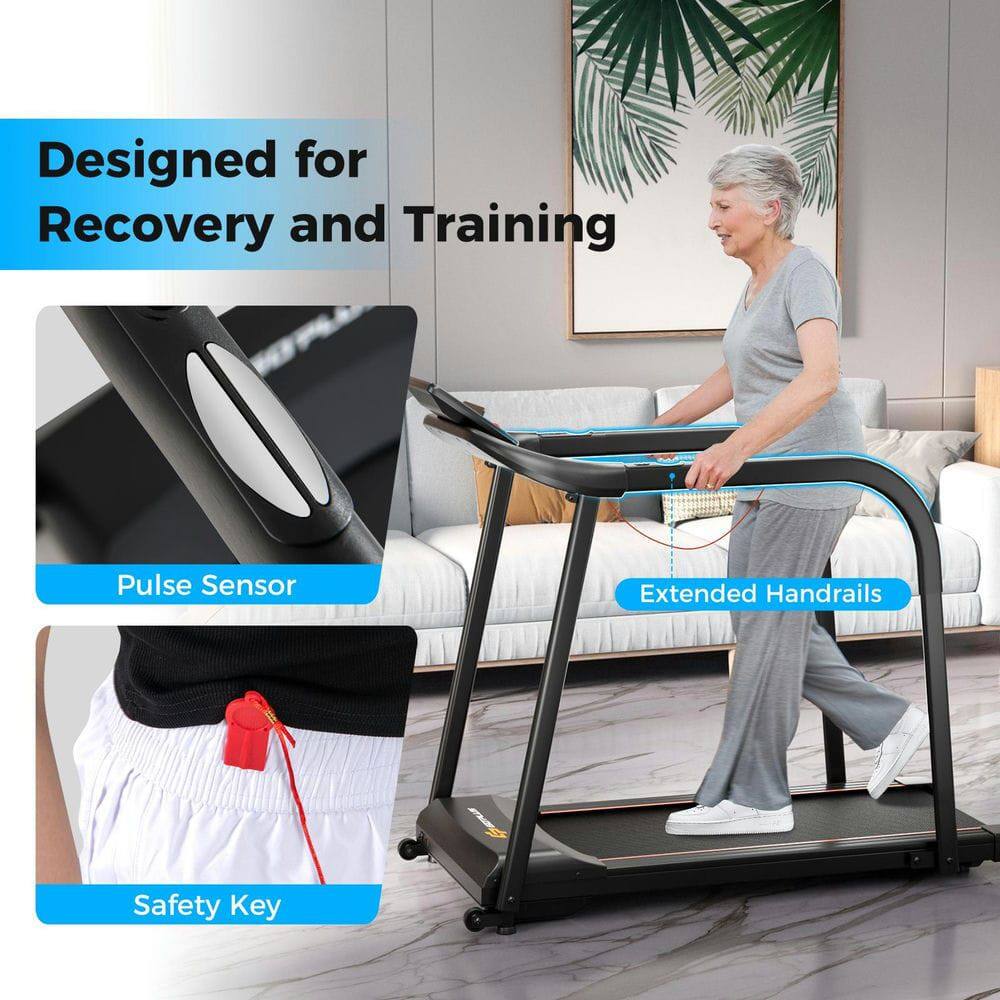 Designed for Recovery and Training

- Pulse Sensor
- Extended Handrails
- Safety Key