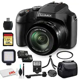 Panasonic - Lumix DC-FZ80 Digital Camera (DC-FZ80DK) Pro Bundle