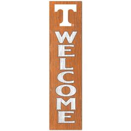 Jardine - Tennessee Volunteers 12'' x 48'' Welcome Outdoor Leaner - Orange