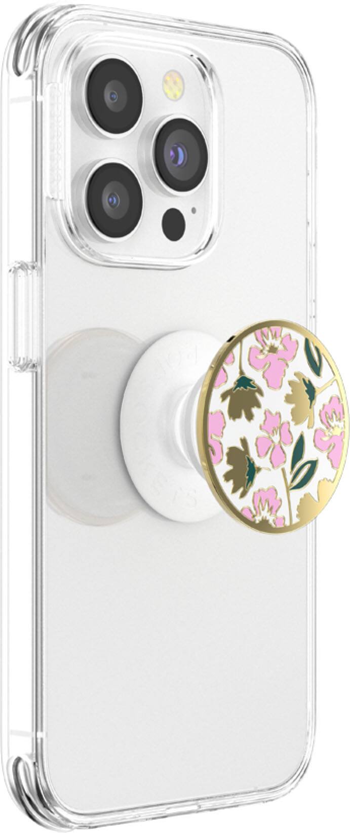 Left. PopSockets - Adhesive PopGrip Universal Grip & Stand for Cell Phones - Enamel Feel Pretty.