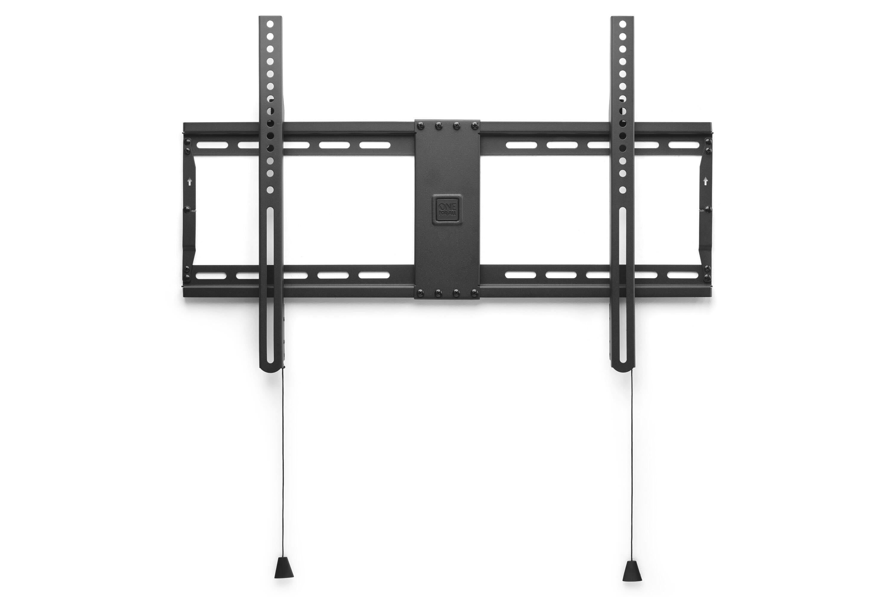 One for All - TV BRACKET, SOLID FLAT, VESA 600, US - Black