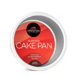 Last Confection - Round Aluminum Cake Pans - Silver