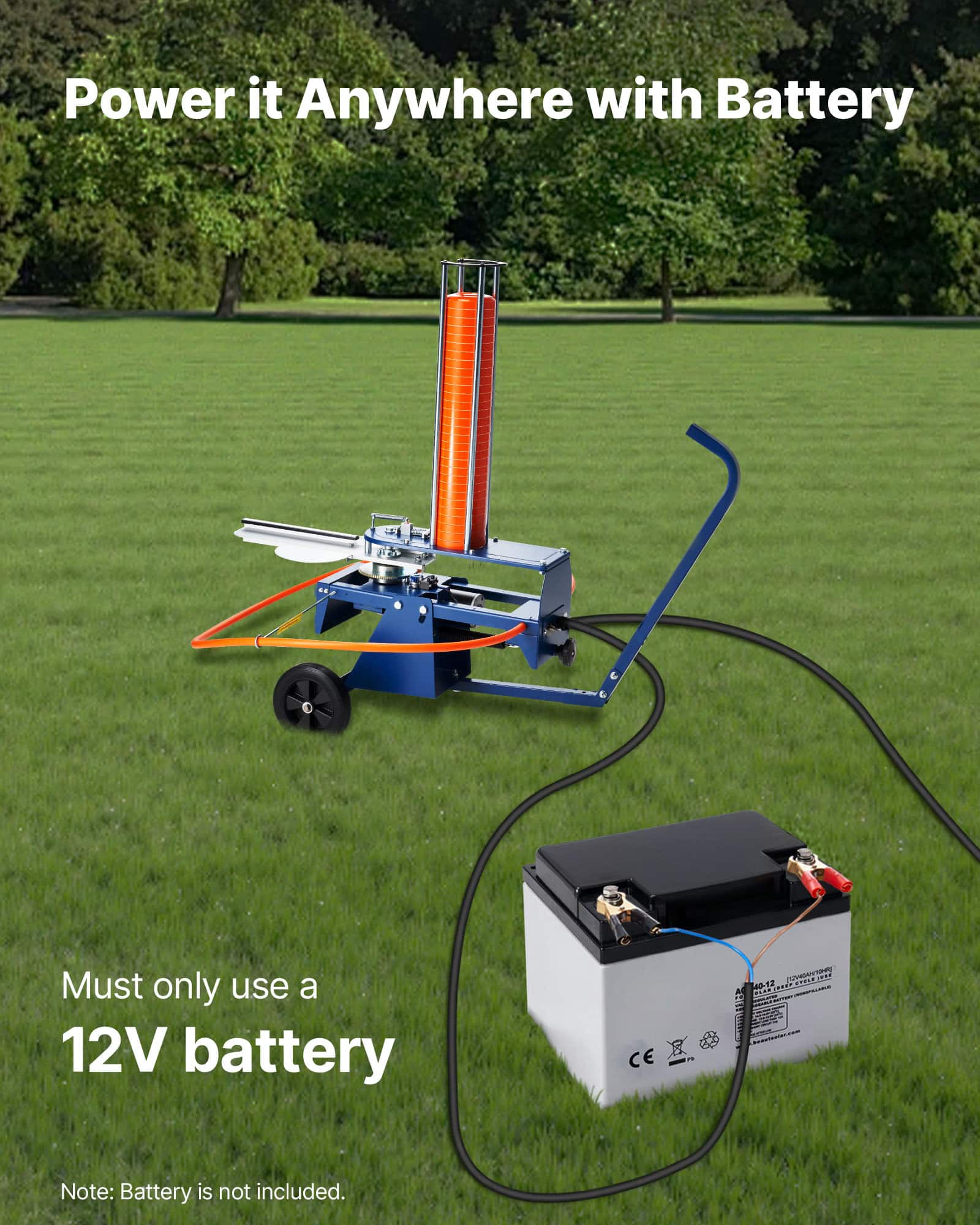 VEVOR Clay Target Thrower,Max50Clays Pigeon Thrower,55+Yards