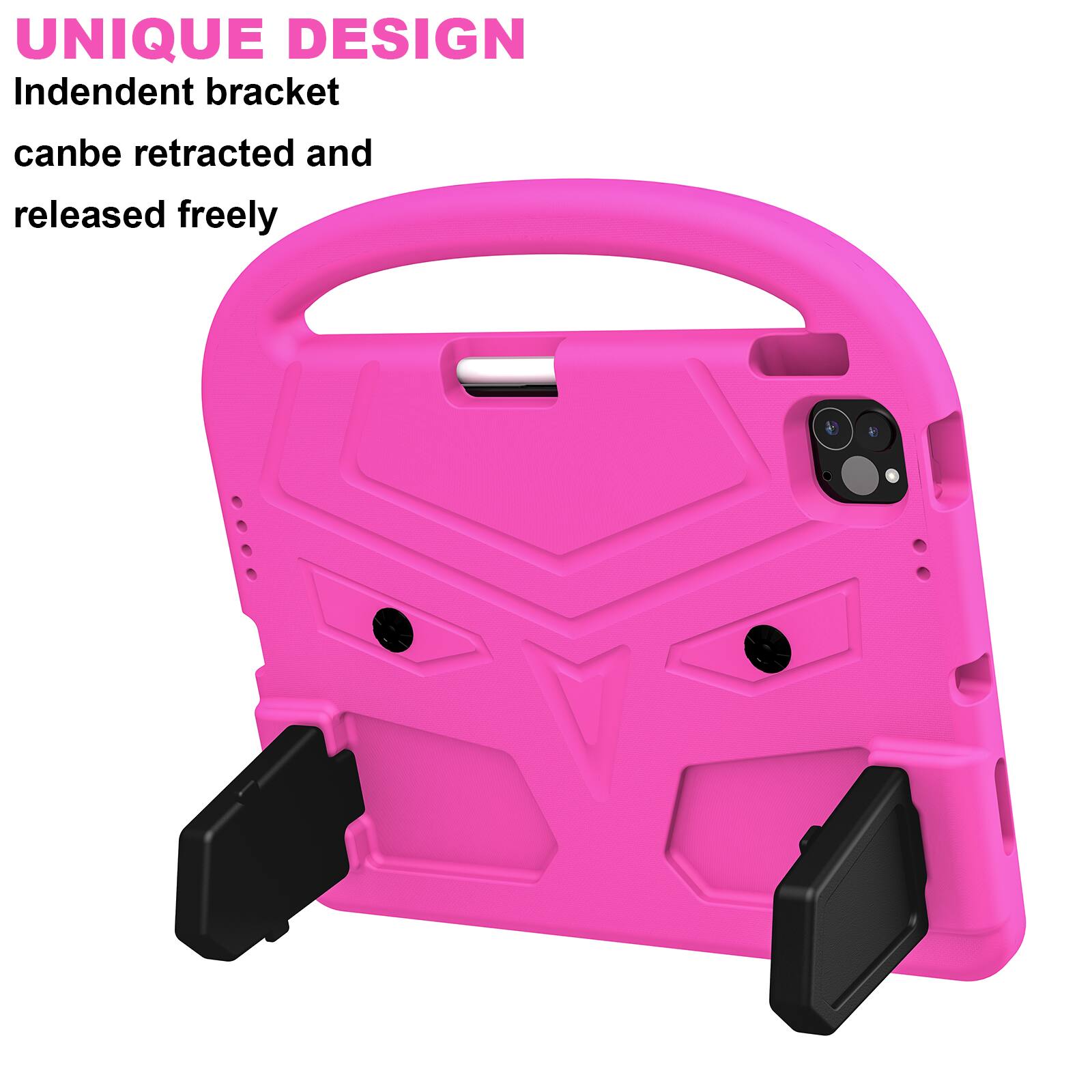 UNIQUE DESIGN  
Independent bracket can be retracted and released freely