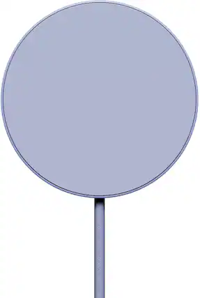 Front. OhSnap - Qi2 Wireless Charger - Crushed Orchid.