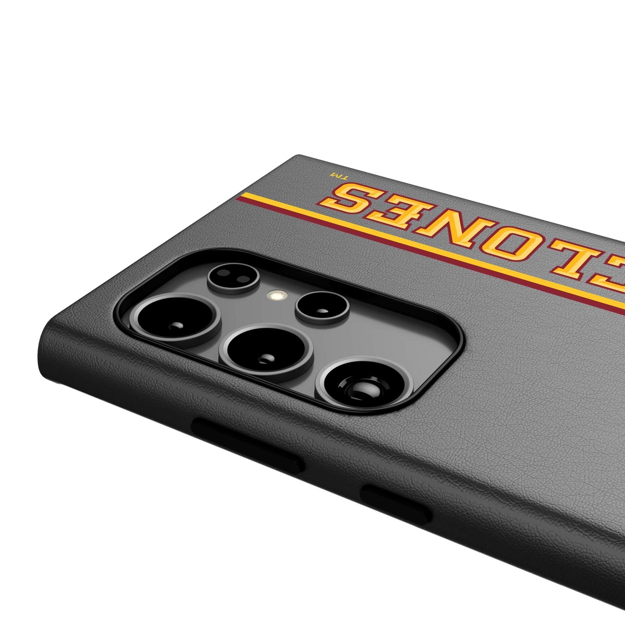 Alt View 2. Keyscaper - Iowa State Cyclones Galaxy Magnetic Bump Case - S25 - Black.