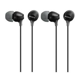 Sony - MDR-EX15LP Fashion Color EX Series In-Ear Earbud Headphones ( 2-pack) - Black