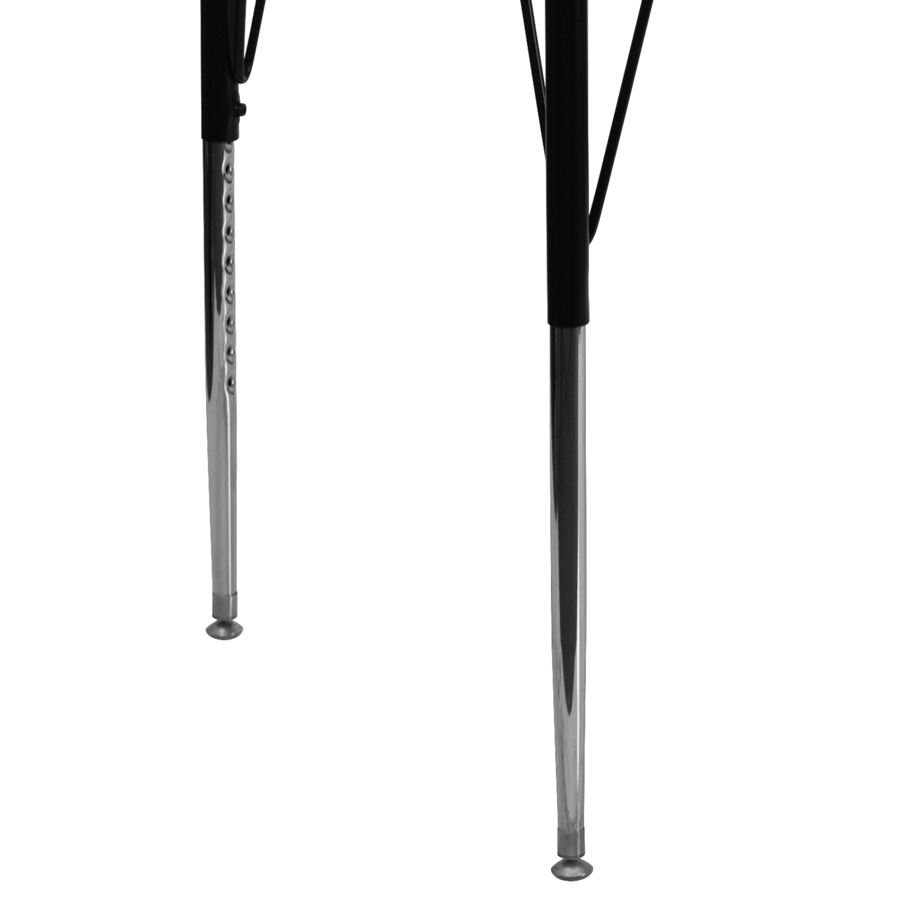 Alt View 7. Emma + Oliver - 30x48 Rectangle Laminate Adjustable Activity Table - Gray.