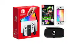 Switch OLED Luigi's Mansion 2 Bundle with Accessories - Nintendo Switch