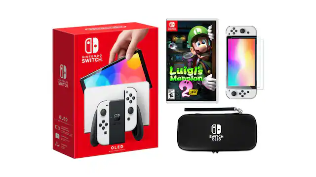 Nintendo Switch OLED
Luigi's Mansion 3 HD
Nintendo Switch OLED Carrying Case