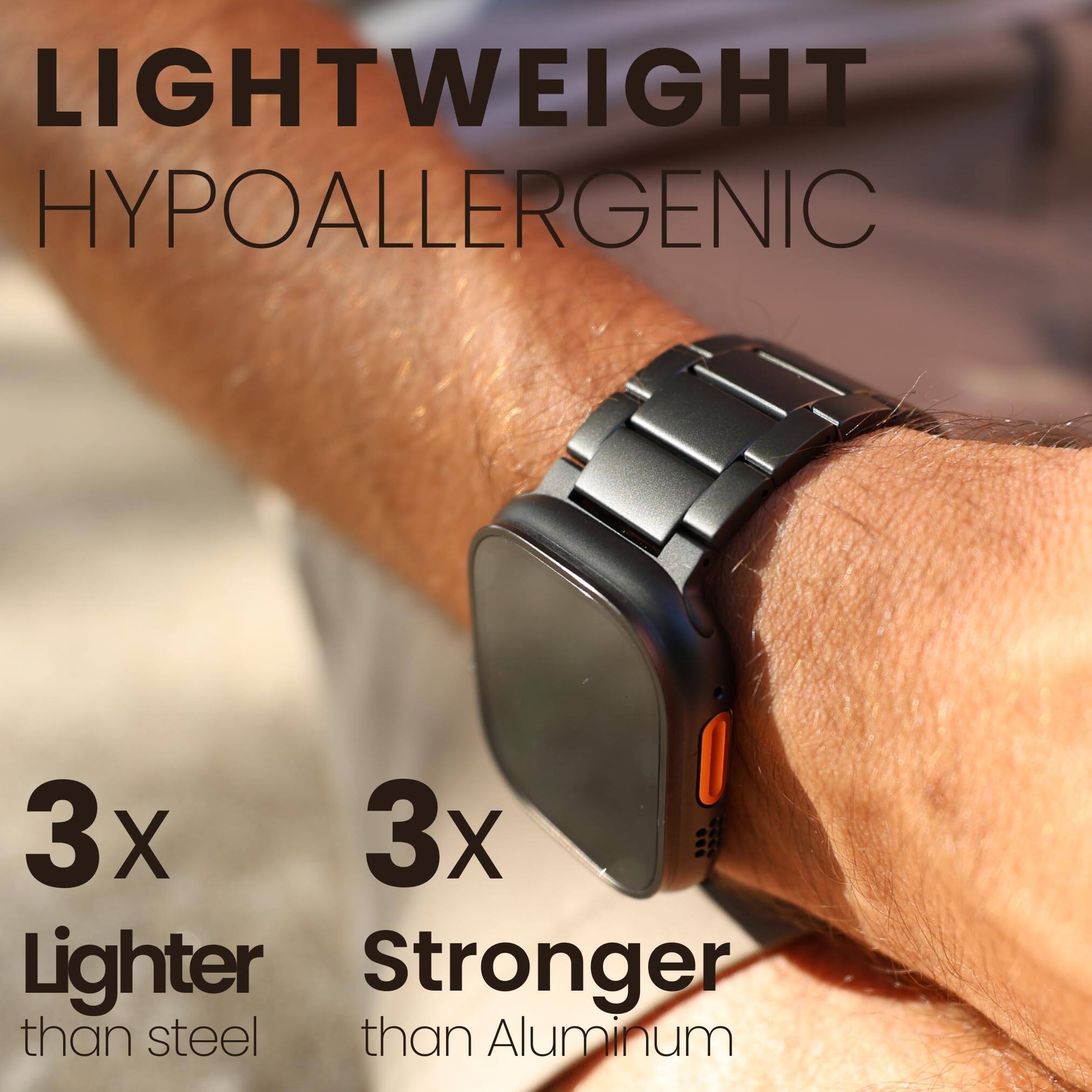 LIGHTWEIGHT HYPOALLERGENIC

3x Lighter than steel

3x Stronger than Aluminum