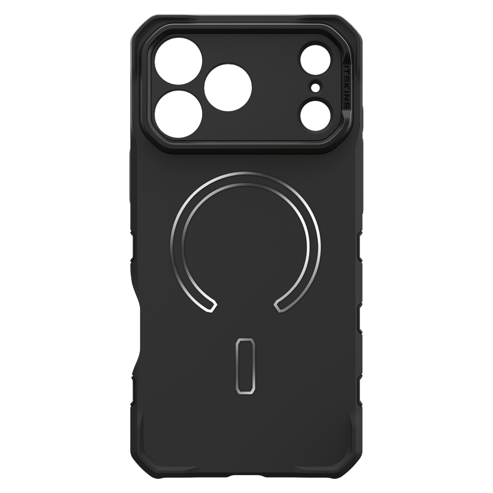 Alt View 3. Itskins - Supreme_R Bold MagSafe Case for Apple iPhone 18 Pro / 17 Pro - Black.