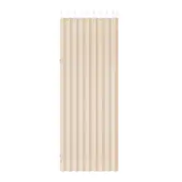 VEVOR - Accordion Door, 47 x 78 inch, Blackout Fabric Folding Magnetic Door Curtain, with Hanging Hooks, Interior Room Divider - Beige