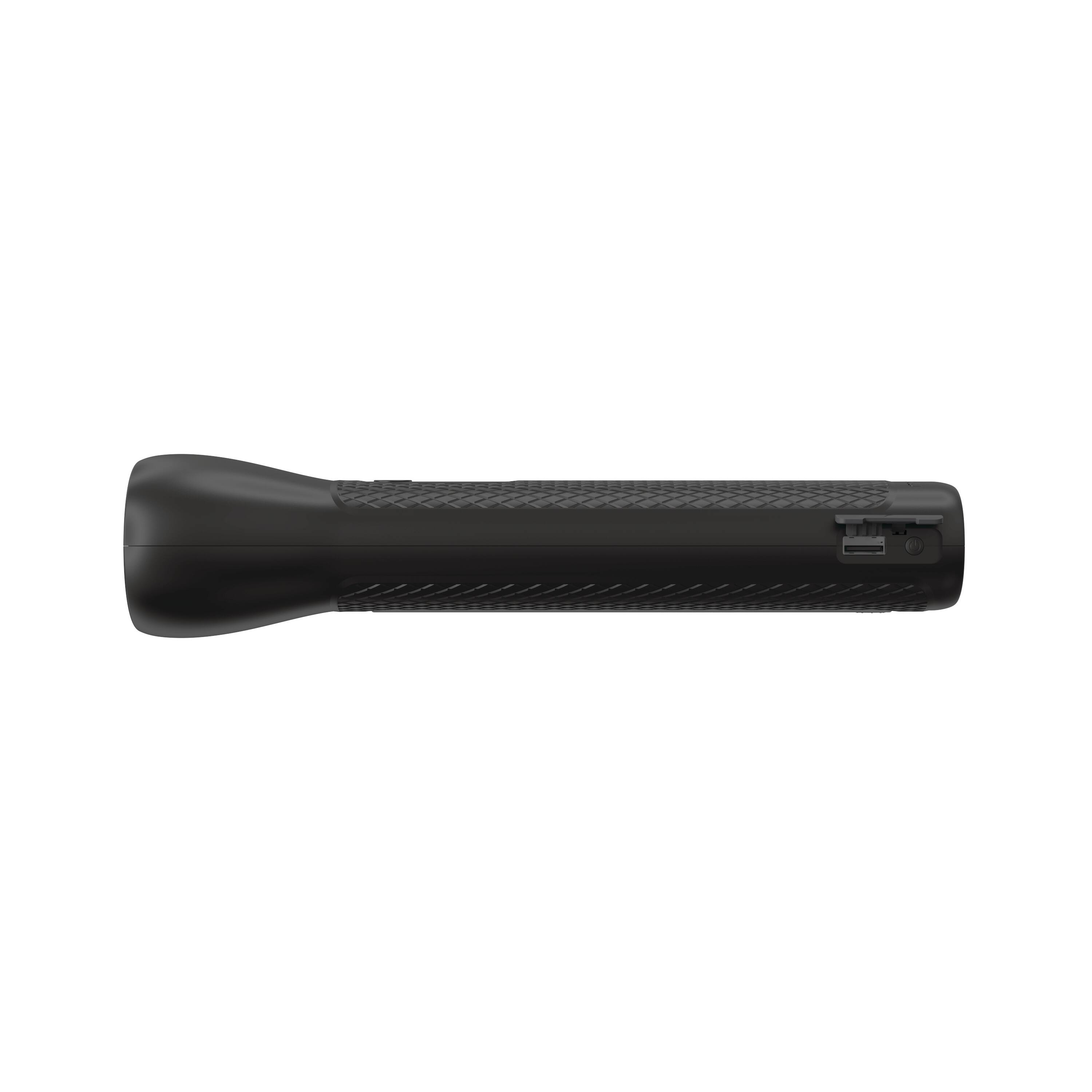 Alt View 3. mophie - Powerstation Go Rugged Flashlight with Built-in Battery Charger & Car Jump Starter - Black.