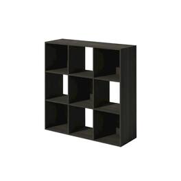 FurniFact - Wood Bookcase with Open Shelving for Living Room Storage - Espresso