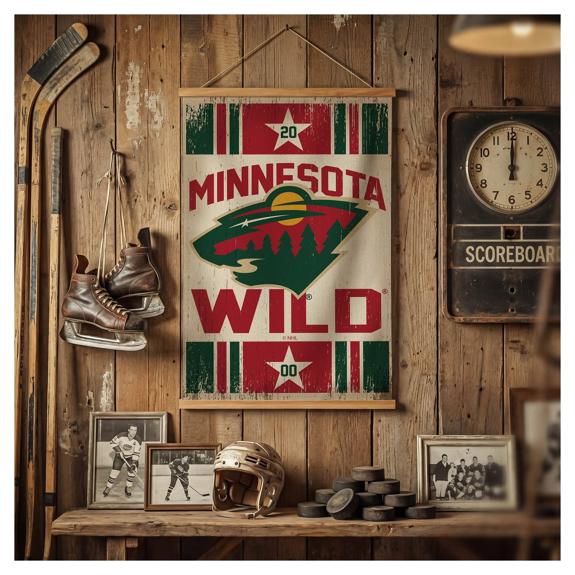 20 12 II I 10 2 9 3 MINNESOTA 8 4 7 5 6 SCOREBOARD WILD 00