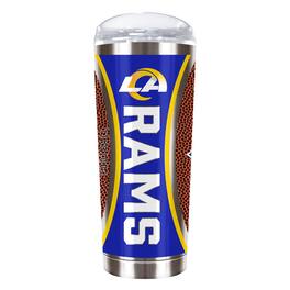 Great American Products - Los Angeles Rams 18oz. Roadie Game Ball Tumbler - Brown