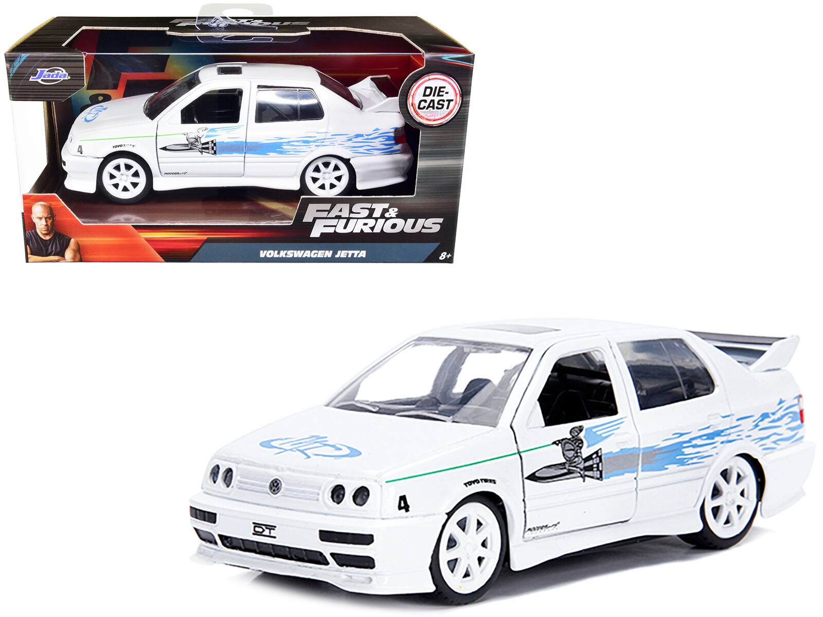 Jesse's Volkswagen Jetta "Fast & Furious" Movie 1/32 Diecast Model Car by Jada - White